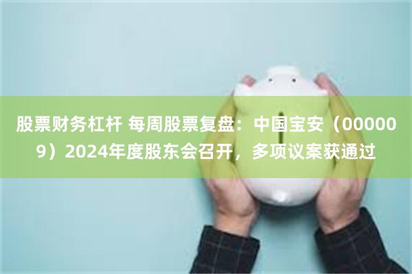 股票财务杠杆 每周股票复盘：中国宝安（000009）2024年度股东会召开，多项议案获通过