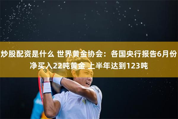 炒股配资是什么 世界黄金协会：各国央行报告6月份净买入22吨黄金 上半年达到123吨