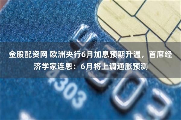 金股配资网 欧洲央行6月加息预期升温，首席经济学家连恩：6月将上调通胀预测