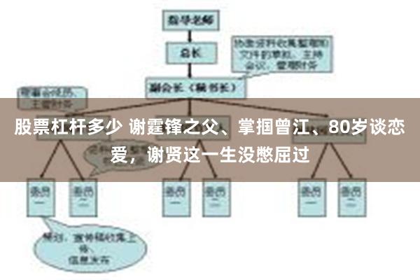 股票杠杆多少 谢霆锋之父、掌掴曾江、80岁谈恋爱，谢贤这一生没憋屈过