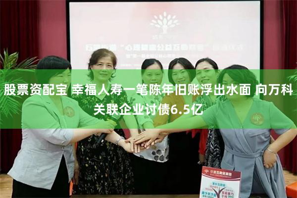 股票资配宝 幸福人寿一笔陈年旧账浮出水面 向万科关联企业讨债6.5亿